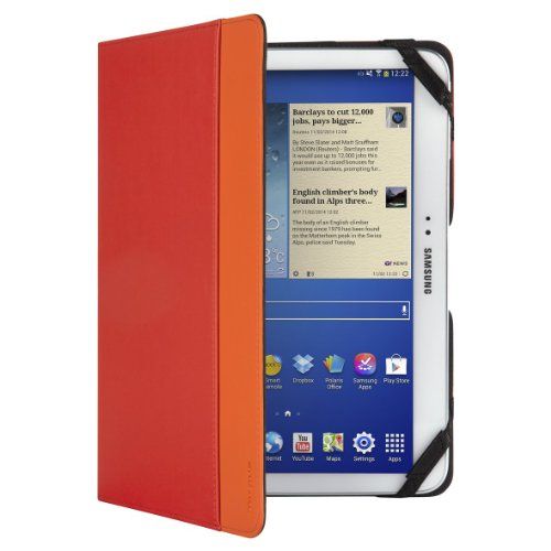 Targus Folioständer Galaxy Tab 4 10.1" Tasche - Rot/Schwarz