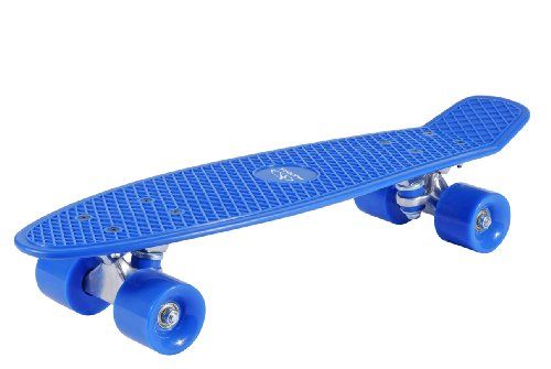 HUDORA Unisex - Kinder 12137 Retro Skateboard, Himmelblau HUDORA Unisex - Kinder 12137 Retro Skateboard, Himmelblau
