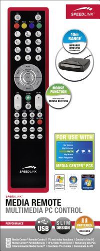 SPEEDLINK   Media Remote - Multimedia PC Control Windows XP/7/Vista