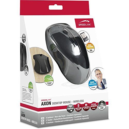 Speedlink (B-WARE) 5-Tasten Maus mit dpi-Sensor - AXON Desktop Mouse Speedlink (B-WARE) 5-Tasten Maus mit dpi-Sensor - AXON Desktop Mouse