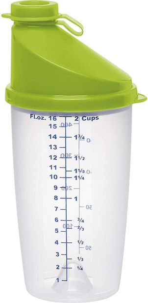 Emsa Superline Mixbecher mit Ausgussdeckel 0,5 Liter, inklusive Mixscheibe Grün Emsa Superline Mixbecher mit Ausgussdeckel 0,5 Liter, inklusive Mixscheibe Grün
