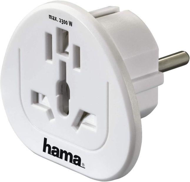 Hama Universal Reisestecker Reisesteckdose DE auf Universal