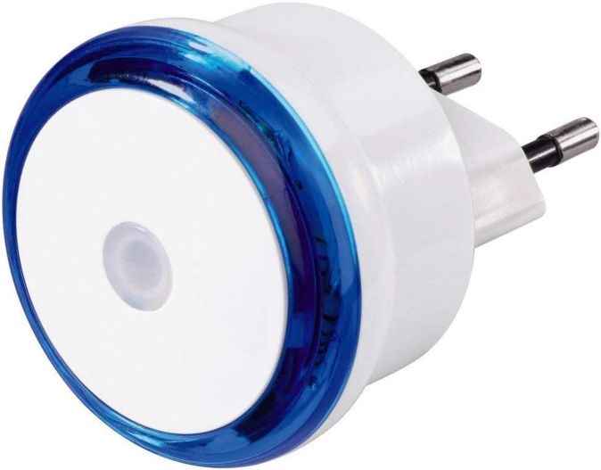 Hama LED Nachtlicht Blau Kinder Baby Orientierungslicht Steckdosenlicht