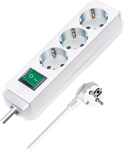 Brennenstuhl Eco-Line Steckdosenleiste 3-Fach Mehrfachsteckdose