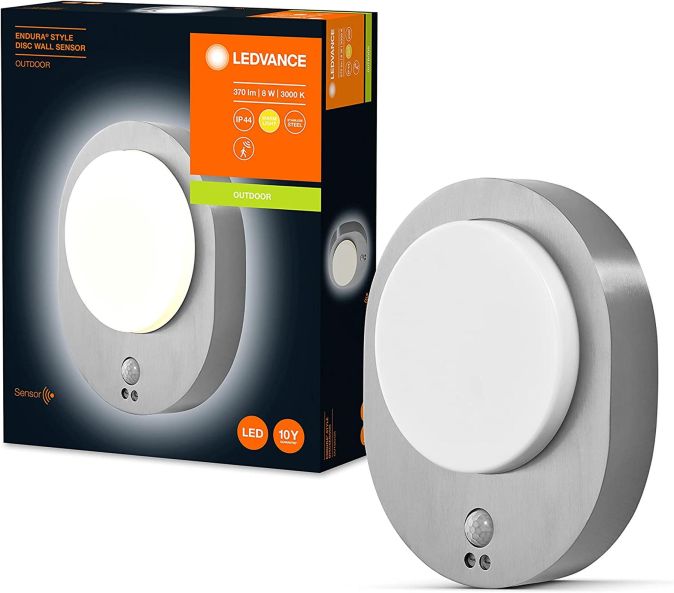 Ledvance LED Außenleuchte Wandleuchte mit Bewegungsmelder und Sensor warmweiß 8W Ledvance LED Außenleuchte Wandleuchte mit Bewegungsmelder und Sensor warmweiß 8W