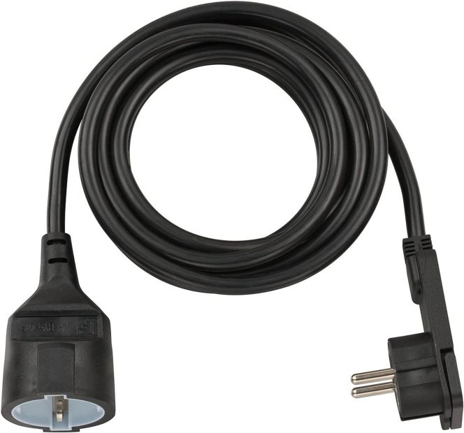 Brennenstuhl Verlängerungskabel 3m mit Flachstecker Stromkabel Brennenstuhl Verlängerungskabel 3m mit Flachstecker Stromkabel