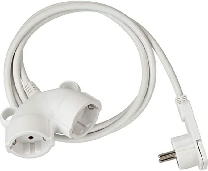 Brennenstuhl Verlängerungskabel 3m mit Flachstecker 2 fach Brennenstuhl Verlängerungskabel 3m mit Flachstecker 2 fach