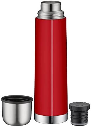 alfi Thermosflasche Edelstahl rot 750ml Isolierflasche mit Trinkbecher alfi Thermosflasche Edelstahl rot 750ml Isolierflasche mit Trinkbecher