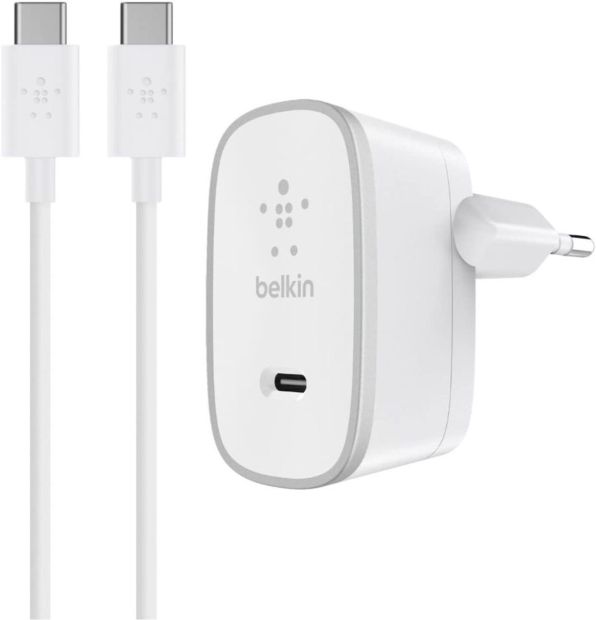 Belkin USB-C Netzladegerät 1,5m 15W Schnelladekabel + Adapter IPad Tablet 