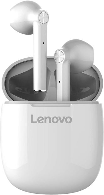 Lenovo HT30 - In-Ear True Bluetooth Kabellos Kopfhörer mit Mikrofon - Weiß Lenovo HT30 - In-Ear True Bluetooth Kabellos Kopfhörer mit Mikrofon - Weiß