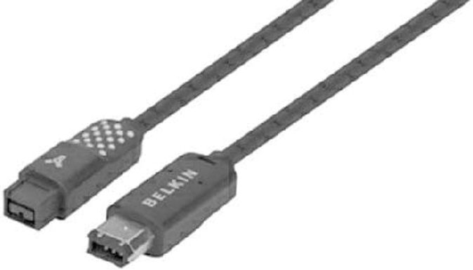 Belkin FireWire Kabel 9 pol zu 6 pol 800/400 1,8m schwarz