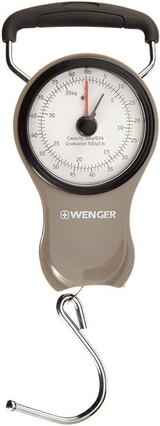 Wenger Kofferwaage mit Maßband Grau,[B-WARE]