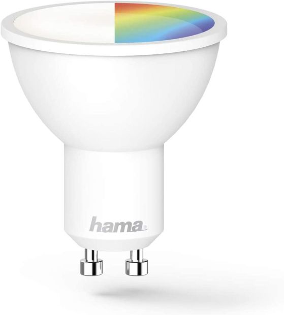 Hama Smart LED Leuchtmittel GU10 RGBW Lampe WLAN 5,5W Hama Smart LED Leuchtmittel GU10 RGBW Lampe WLAN 5,5W
