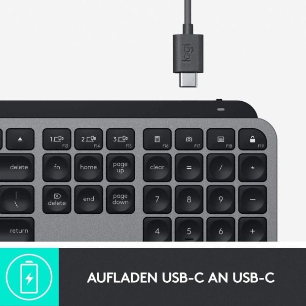 Logitech MX Keys für MAC Kabellos Tastatur Spanisches [B-WARE]
