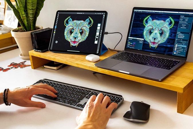 Logitech MX Keys für MAC Kabellos Tastatur Spanisches [B-WARE]