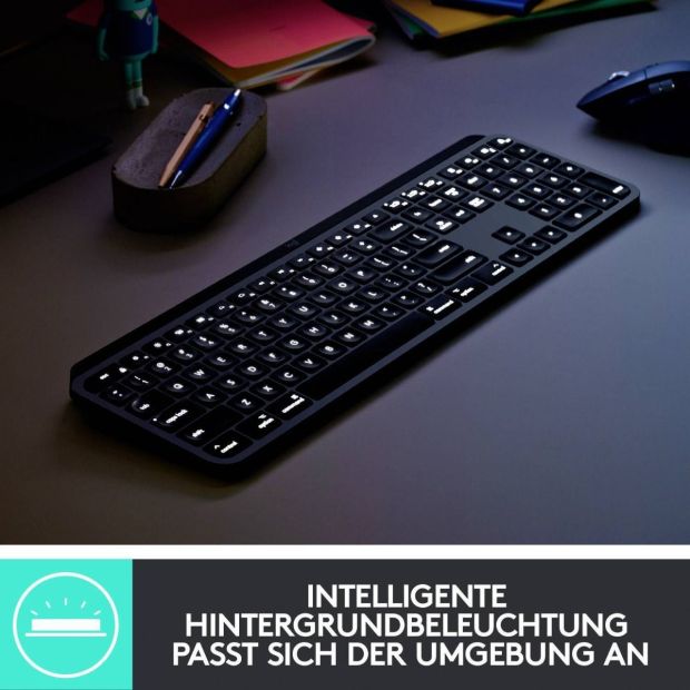 Logitech MX Keys für MAC Kabellos Tastatur Spanisches [B-WARE]