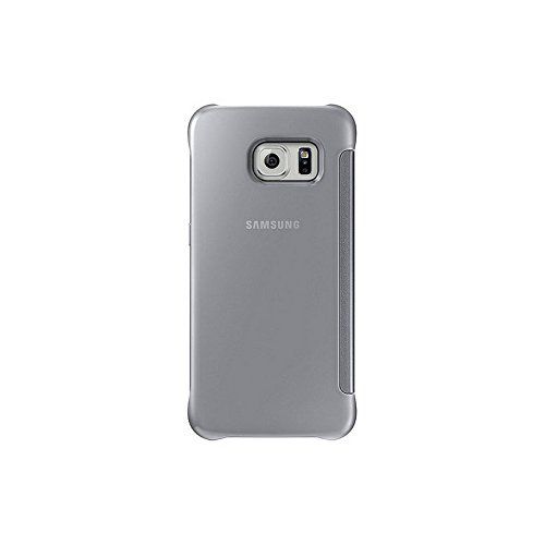 Samsung Handyhülle Schutzhülle mit Clear View Cover für Galaxy S6 Edge