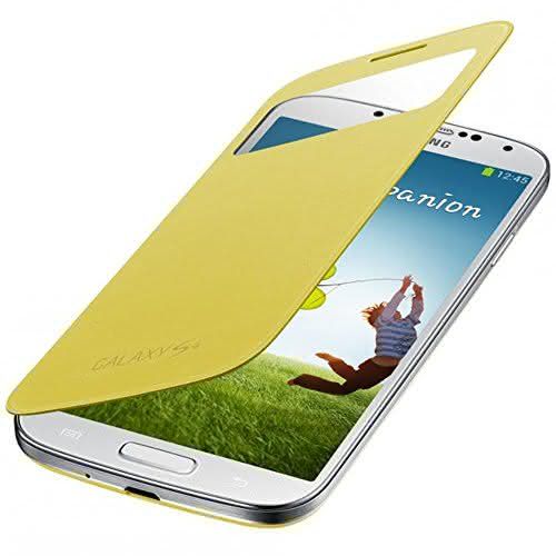 Samsung S View Hülle Schutzhülle Premium Cover für Galaxy S4 - Gelb Samsung S View Hülle Schutzhülle Premium Cover für Galaxy S4 - Gelb