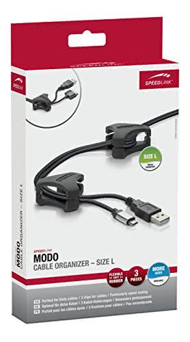 Speedlink (B-WARE) Kabelhalterungen - MODO Adhesive Cable Organizer Size L