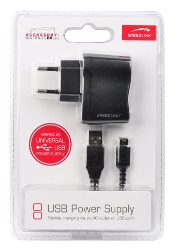 Speedlink (B-WARE) Netzteil und USB-Ladekabel für Nintendo DS Lite 1,5m Speedlink (B-WARE) Netzteil und USB-Ladekabel für Nintendo DS Lite 1,5m