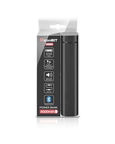 Powerbank B-WARE iconBIT mit Bluetooth Speaker externes Akku Ladegerät