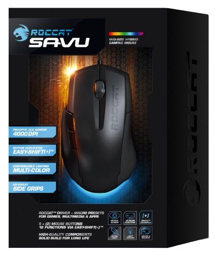 ROCCAT (B-WARE) Savu mid-size Hybrid Gaming Maus schwarz ROCCAT (B-WARE) Savu mid-size Hybrid Gaming Maus schwarz
