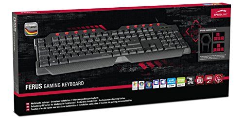 Speedlink (B-WARE) Gamer Tastatur für PC / Computer - Ferus Gaming Keyboard Speedlink (B-WARE) Gamer Tastatur für PC / Computer - Ferus Gaming Keyboard