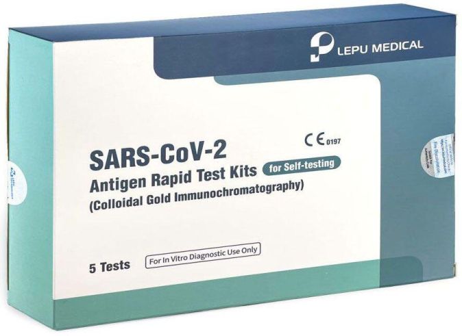 LEPU Medical Laien-Antigen-Schnelltest Omicron Corona Selbsttest [5 Stück]
