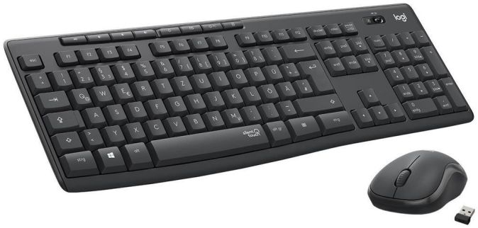 Logitech MK295 Kabelloses Tastatur Maus Set FR Layout [B-WARE]