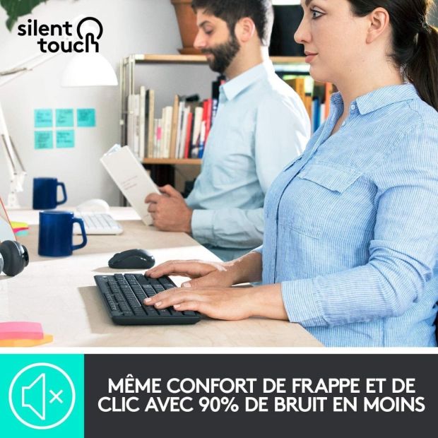 Logitech MK295 Kabelloses Tastatur Maus Set FR Layout [B-WARE]