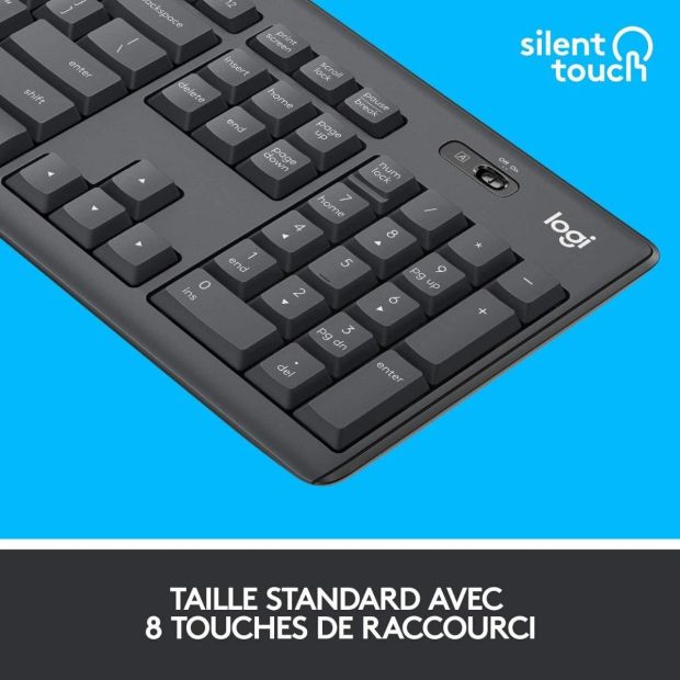 Logitech MK295 Kabelloses Tastatur Maus Set FR Layout [B-WARE]