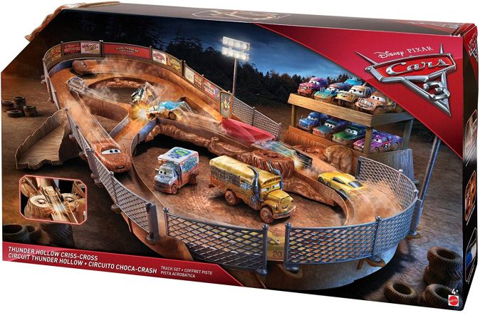 Mattel Disney Cars Rennbahn Autorennbahn Auto elektrisch 