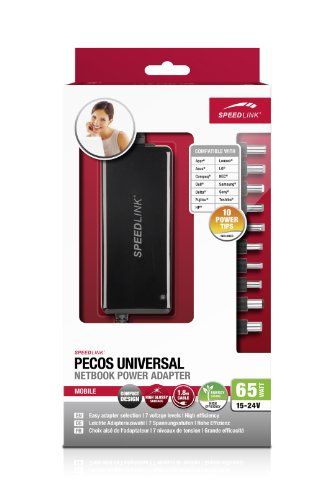 Speedlink (B-WARE) Pecos universelles Netzteil 65 Watt für Notebooks