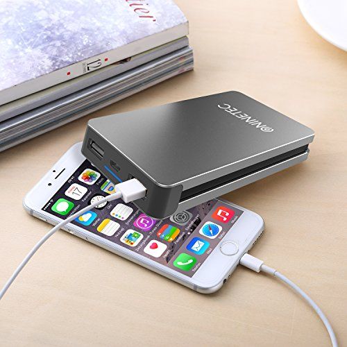 NINETEC NT-609 Powerbank / Akku Ladegerät mit Lightning und USB LadeKabel NINETEC NT-609 Powerbank / Akku Ladegerät mit Lightning und USB LadeKabel