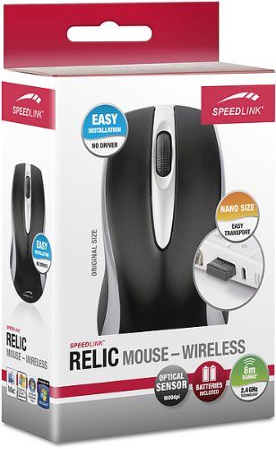 Speedlink (B-WARE) Relic kabellose 3-Tasten-Maus