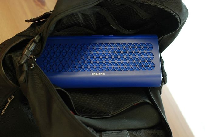 Creative® Bluetooth Lautsprecher Tragbar mit NFC-Funktion Blau [B-WARE]