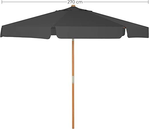 Songmics Sonnenschrim Gartenschirm Terrasenschrim 270 cm Songmics Sonnenschrim Gartenschirm Terrasenschrim 270 cm