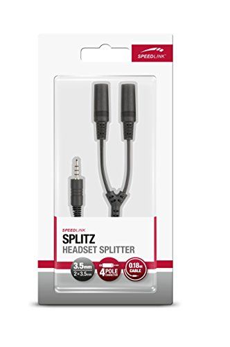 Speedlink (B-WARE) Dual Headphone Adapter - SPLITZ Headset Splitter für Smartphone / Tablet Speedlink (B-WARE) Dual Headphone Adapter - SPLITZ Headset Splitter für Smartphone / Tablet