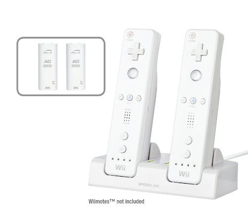 Speedlink (B-WARE) JAZZ USB Charger - für Wii U/Wii Weiß