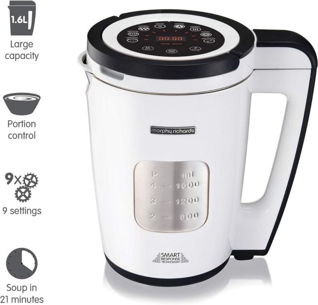 Morphy Richards 1.6L Mixer Smoothie Maker mit 9 Programme Morphy Richards 1.6L Mixer Smoothie Maker mit 9 Programme