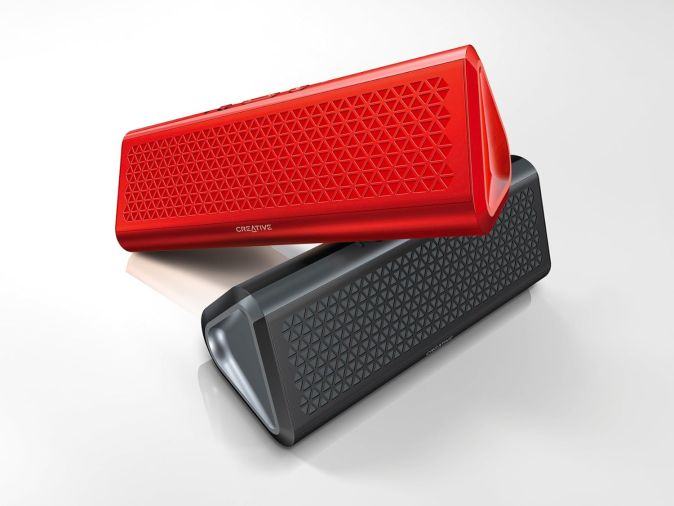 Creative Airwave HD Tragbarer Bluetooth Lautsprecher Rot [B-WARE]