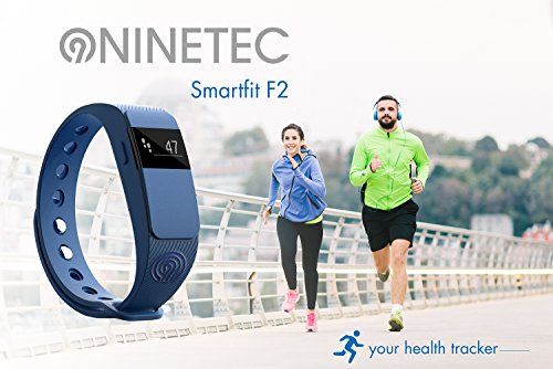 NINETEC Smartfit F2 Blau Fitness Tracker Bluetooth 4.0 Sport Armband NINETEC Smartfit F2 Blau Fitness Tracker Bluetooth 4.0 Sport Armband