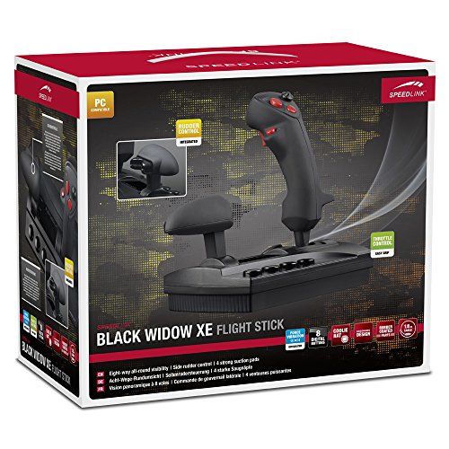 Speedlink (B-WARE) Black Widow XE Flightstick Schwarz