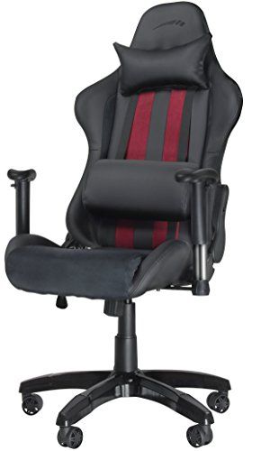 Speedlink B-Ware REGGER Gaming Chair Stuhl (Kunstleder und Kunstwildleder, Rückenlehnenhöhe: ca. 81 cm) schwarz