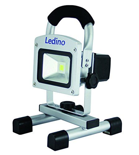 Ledino LED Außenstrahler Akkustrahler 5W Li-Ion Akku Tageslichtweiß Ledino LED Außenstrahler Akkustrahler 5W Li-Ion Akku Tageslichtweiß