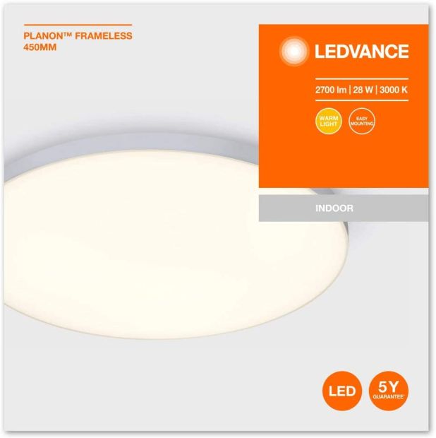Ledvance LED Wandleuchte Deckenlampe warmweiß Panel 45cm 