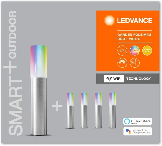 Ledvance Smart Wifi LED Gartenleuchte Außenleuchte RGB Wegeleuchte