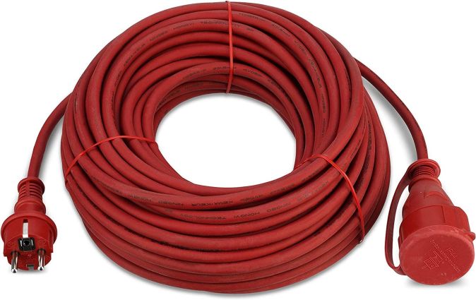 Verlängerungskabel Außen 25m Schuko Verlängerung Strom Kabel