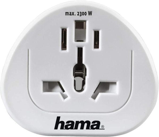 Hama Universal Reisestecker Reisesteckdose DE auf Universal