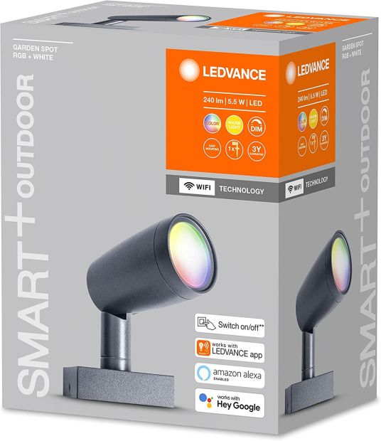 Ledvance Smart LED Gartenleuchte Außenlampe warmweiß RGB 